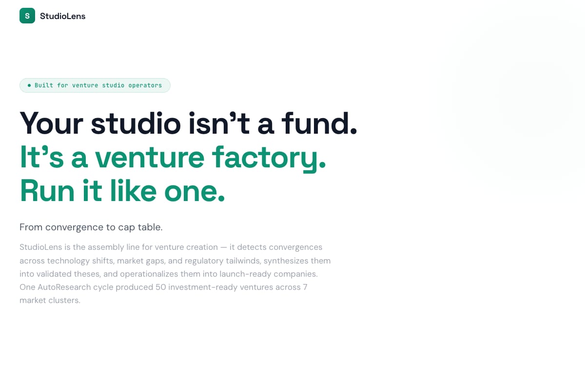 StudioLens preview